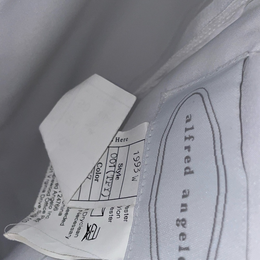 Alfred Angelo White Wedding Dress